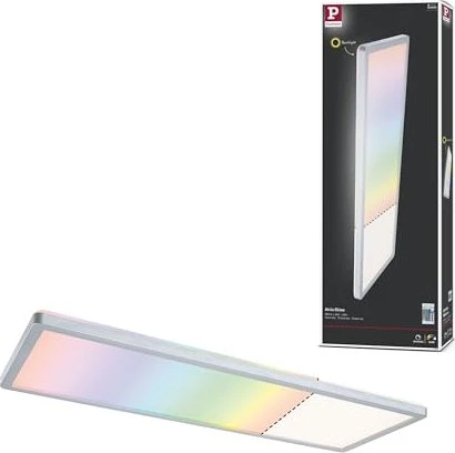 Paulmann Atria Shine Backlight LED Panel 580x200 RGBW eckig 20W chrom matt
