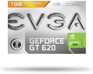 EVGA GeForce GT 620, 1GB DDR3, 2x DVI, Mini HDMI