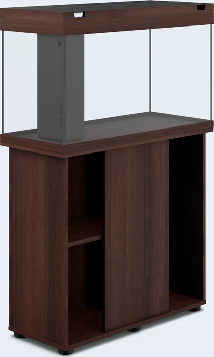 Juwel Rio 125 LED Aquarium-Set mit Unterschrank, dunkles Holz/dunkles Holz, 125l