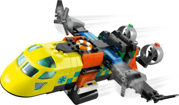 LEGO City - Kombinationsset mit Flugzeug, Wartungsfahrzeug und Luftkissenboot