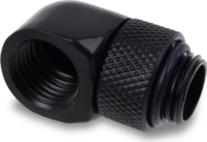 Alphacool Eiszapfen 90° L-Verbinder G1/4" AG auf G1/4" IG, deep black, 4er-Pack