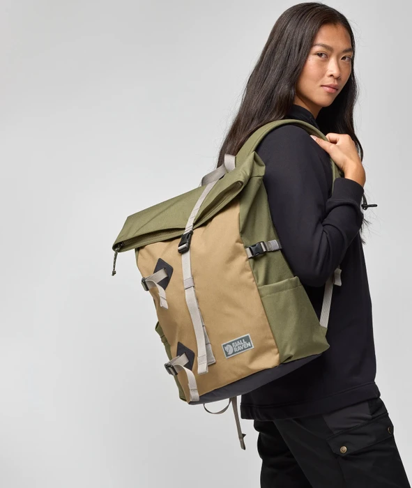 Fjällräven Vardag Foldsack 25 green/clay
