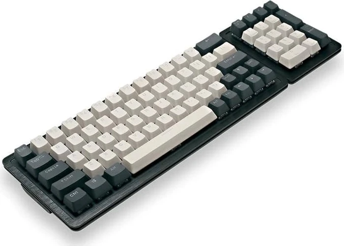 Mountain Mineral Keycap Set, Kunststoff (PBT) Double-Shot, weiß/schwarz, 113 Tasten (104+9), ANSI-US