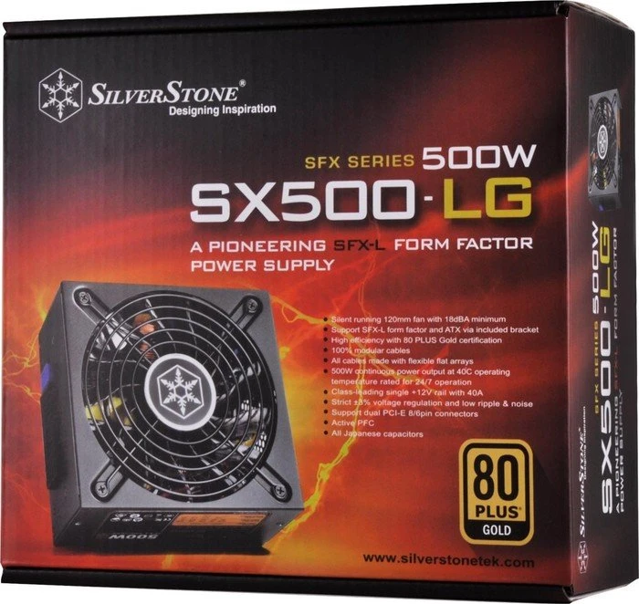 SilverStone SFX Series SX500-LG V2.0 500W, SFX-L
