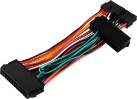 SilverStone PP10, 2x 24-Pin ATX Buchse auf 1x 24-Pin ATX Stecker, 1x Mainboard auf 2x PSU Y-Kabel (SST-PP10)