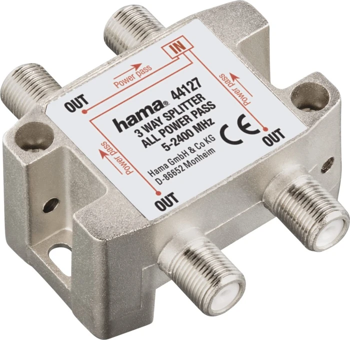 Hama 3-fach SAT-Verteiler