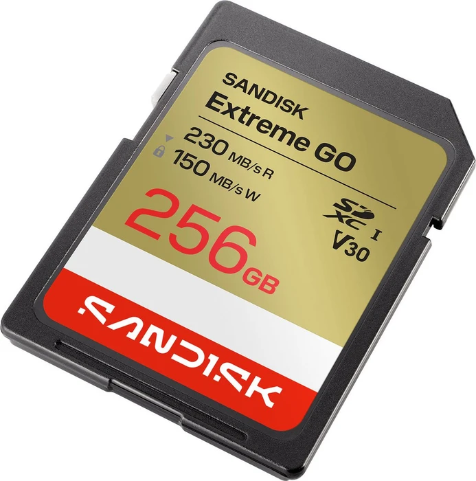 SanDisk Extreme GO R230/W150 256GB, UHS-I, Class 10