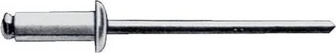 Gesipa Stahl/Stahl Flachrundkopf Blindniete 3x5mm, 500 Stück