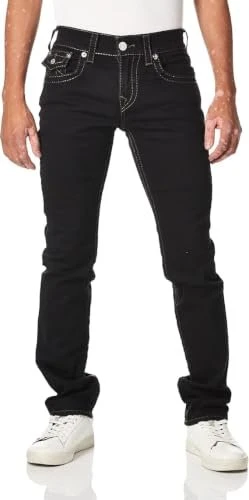 True Religion Ricky Big T Straight Jeans body rinse black (Herren)