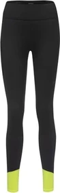 Gore Wear Concurve Thermo Hybrid Tights Laufhose lang black/neon yellow (Damen)