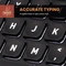 Perixx Periboard-732 Wireless Mini Keyboard, schwarz, LEDs weiß, USB, UK Vorschaubild