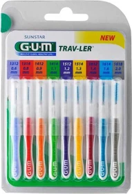 Sunstar Gum TRAV-LER Sortiment Interdental-Set, 9-tlg.