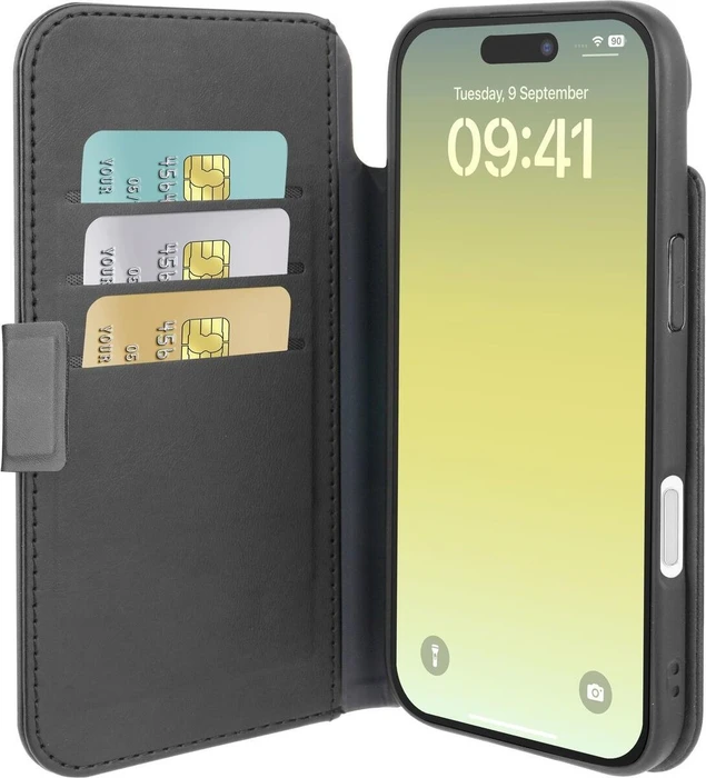 Cellularline Book Agenda für Apple iPhone Air schwarz