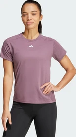 adidas Aeroready Train Essentials Minimal Branding Funktionsshirt kurzarm shadow fig (Damen)