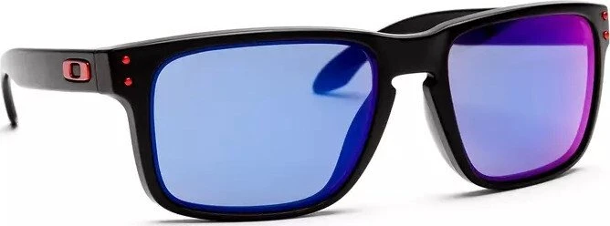 Oakley Holbrook matte black/positive red iridium