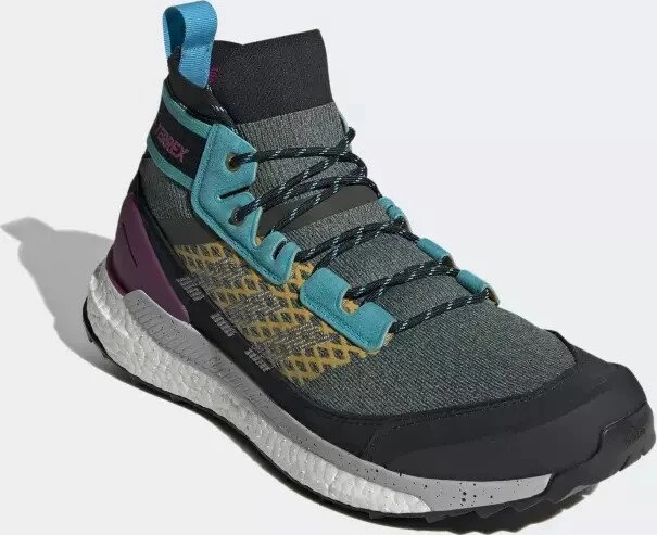 adidas Terrex Free Hiker legend earth/grey two/signal cyan (Herren)
