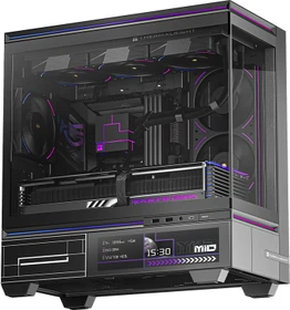Thermalright TL-M10 Vision Black, schwarz, Glasfenster