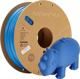 Polymaker PolyTerra PLA, sapphire blue, Spule, 1.75mm, 1.00kg