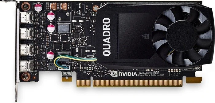 PNY Quadro P600, 2GB GDDR5, 4x mDP