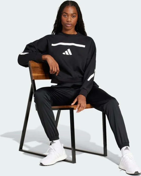 adidas Z.N.E. Sweatshirt schwarz/weiß (Damen)