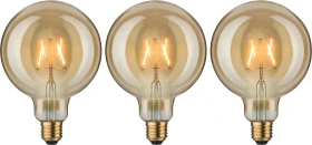 Paulmann 1879 Filament LED Globe G125 E27 2.7W/817 gold, 3 Stück