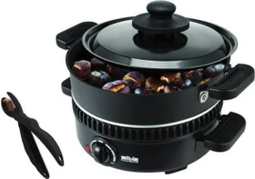 Silva Schneider Homeline PK-M 800 Maroniofen mit Wendegrillplatte