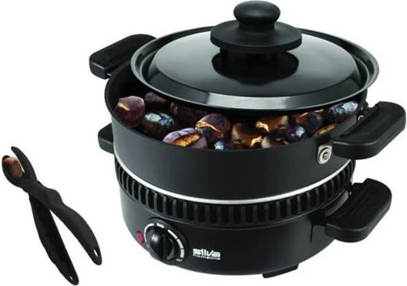 Silva Schneider Homeline PK-M 800 Maroniofen mit Wendegrillplatte