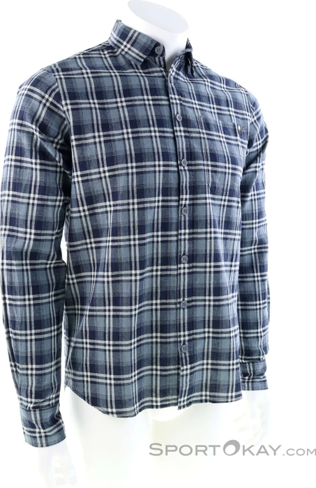 Mammut Trovat Summer Hemd langarm marine/strata (Herren)