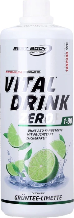 Best Body Nutrition Vital Drink Zerop Green Tea Lime 1l