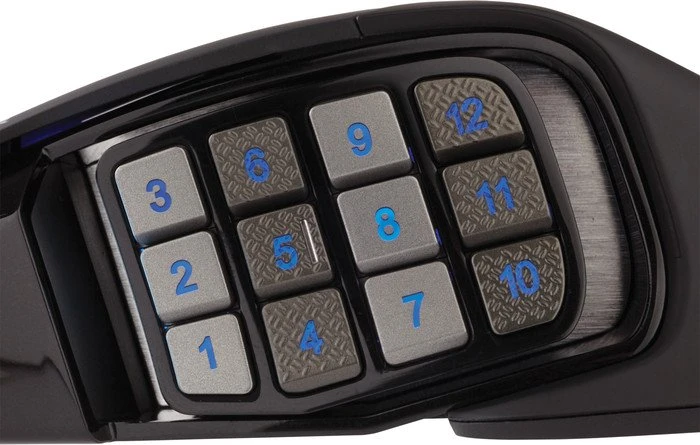 Corsair Scimitar Pro RGB Optical MOBA/MMO Gaming Mouse schwarz, USB