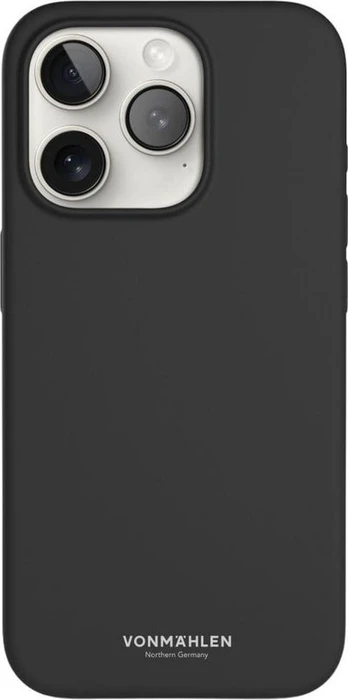 Vonmählen Eco Silicone Case für Apple iPhone 15 Pro schwarz