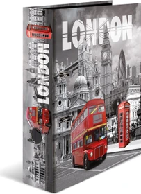 Herma Ordner 2-Ring mit Motiv, 70mm, A4, London, 10er-Pack