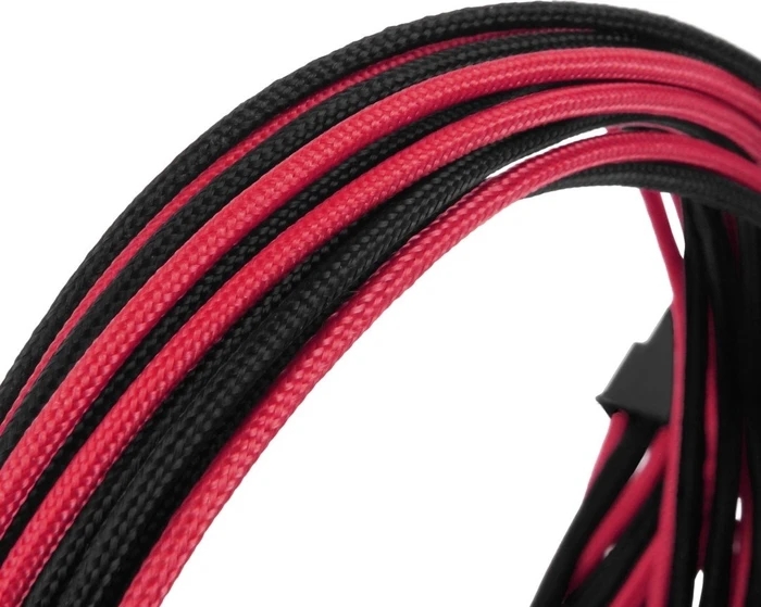 CableMod C-Series ModFlex Essentials Cable Kit, RMi, RMx, schwarz/rot