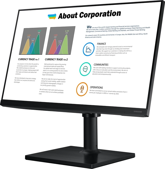 Samsung T45F (2021), 22"