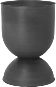 Ferm Living Hourglass Blumentopf S 30cm schwarz