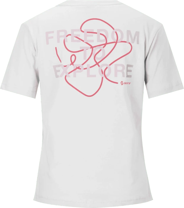 Scott Backprint T-Shirt kurzarm weiß (Damen)
