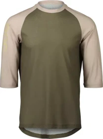 POC MTB Pure Trikot 3/4 epidote green/light sandstone beige (Damen)