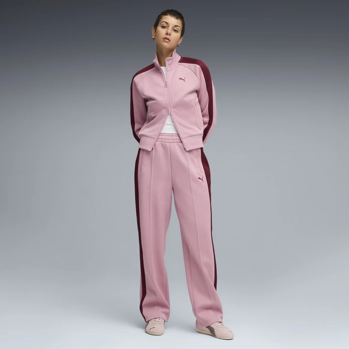 Puma T7 Always On Straight Trainingshose lang poised pink (Damen)