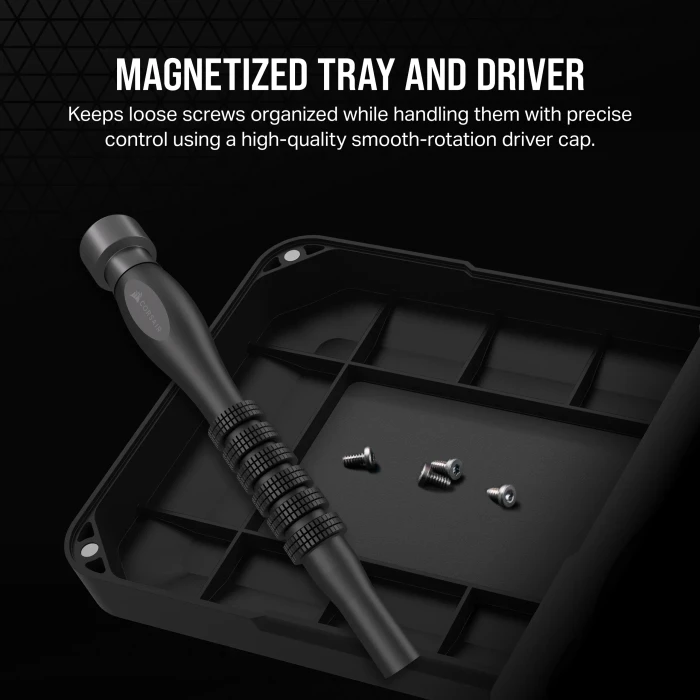 Corsair PC DIY Präzisions-Toolkit Handwerkzeugset inkl. Werkzeugbox, 67-tlg.