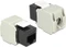 DeLOCK Keystone Modul RJ-45 Buchse via Verlegekabel Cat6, schwarz Vorschaubild
