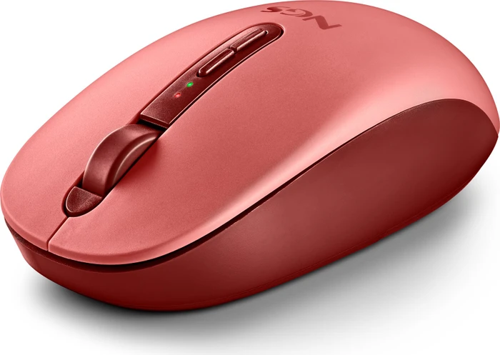 NGS Fog Dual Red Wireless Mouse, rot, USB/Bluetooth