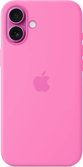 Apple Silikon Case mit MagSafe für iPhone 16 Plus Pfingstrose