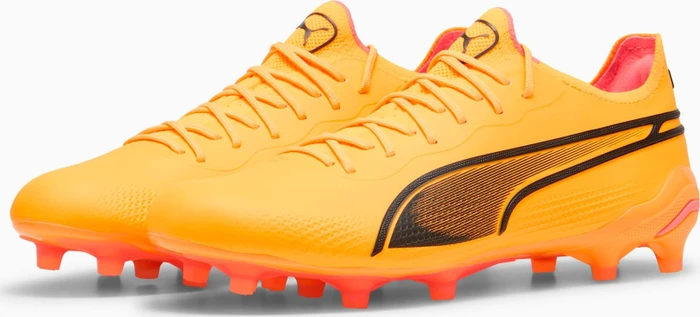 Puma King Ultimate FG/AG sun stream/puma black/sunset glow