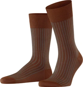 Falke Oxford Stripe Socken terracotta (Herren)