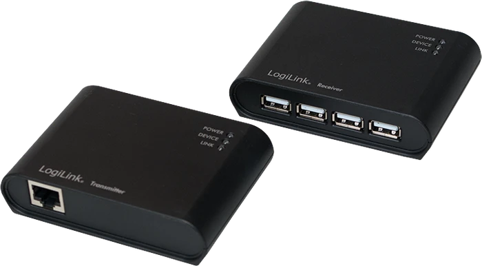 LogiLink USB-Extender via RJ-45, USB 2.0, aktiv, bis 50m