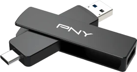 PNY Duo Link V3 2TB, USB-A + USB-C, USB 3.2 Gen 2×1