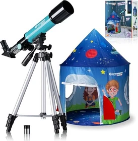 Bresser Junior Linsenteleskop 50/360 mit Zelt