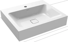 Kaldewei Cono 3085 Aufsatzwaschtisch 60x50x12cm, Perl-Effekt, warm grey 60