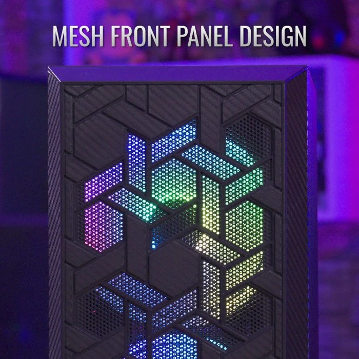 AeroCool Hive ARGB, Glasfenster