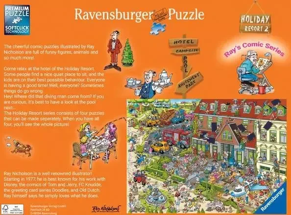 Ravensburger Puzzle Holiday Resort 2 The Hotel